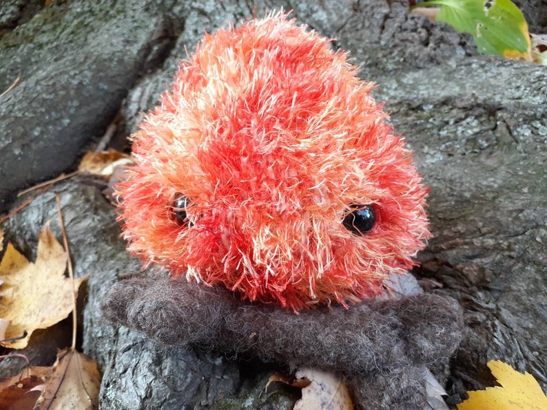 Fire plush, stuffed fire spirit, campfire image 9