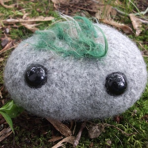 Rock plush toy, stuffed stone image 4