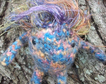 Monster plush, rainbow