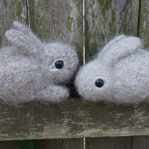 Knitted Grey Rabbit Bunny Stuffed Animal, Rabbit Plush - Etsy