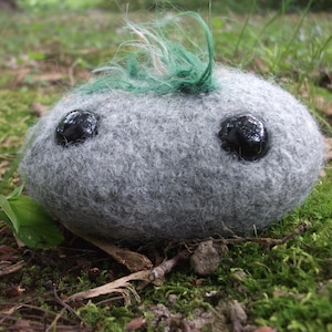 Rock plush toy, stuffed stone image 2