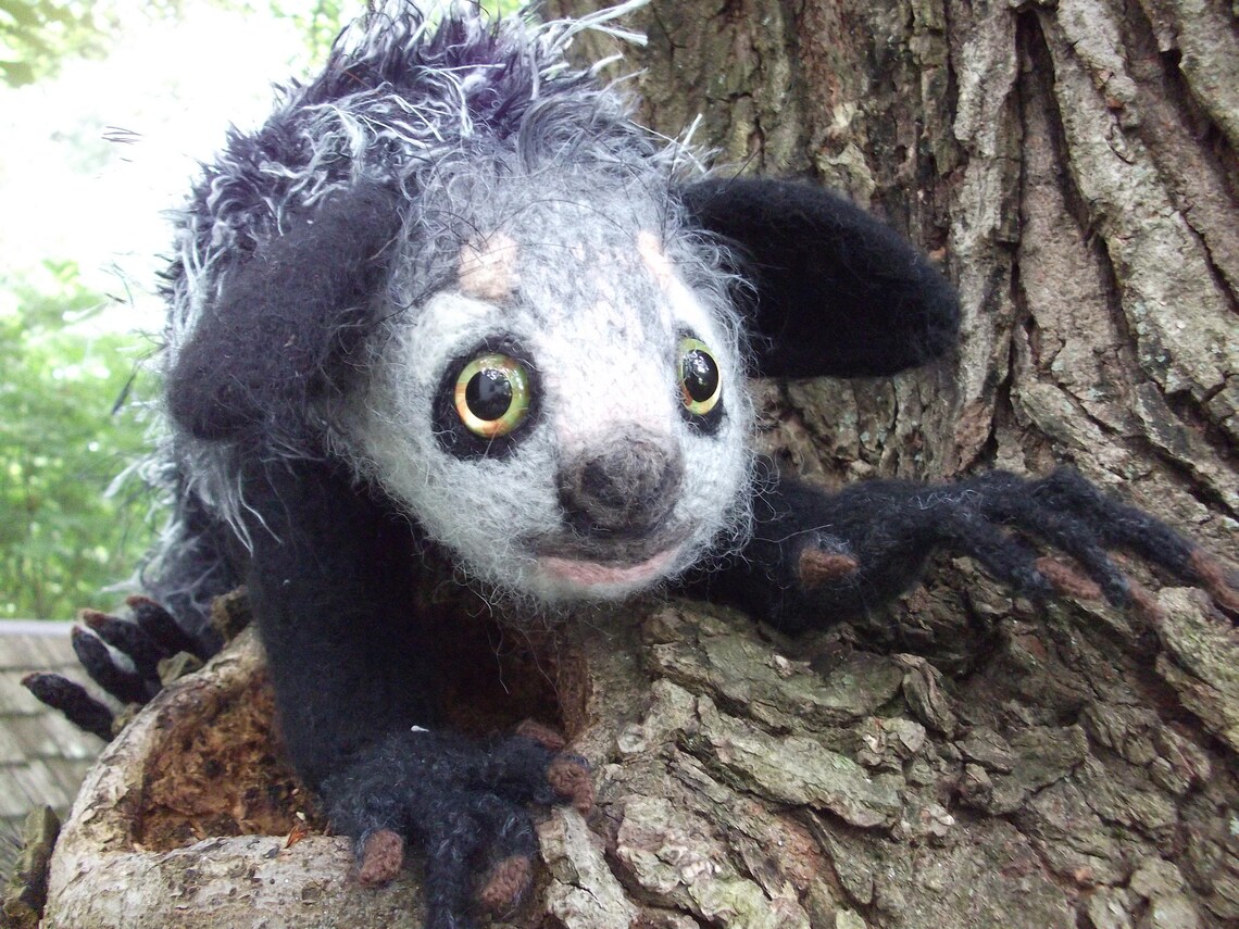 Aye Aye Stuffed Animal Lemur Plush Etsy