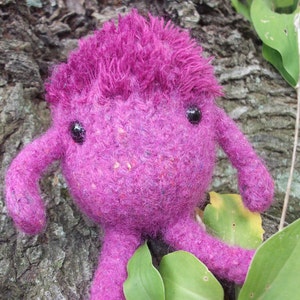 Monster plush, purple