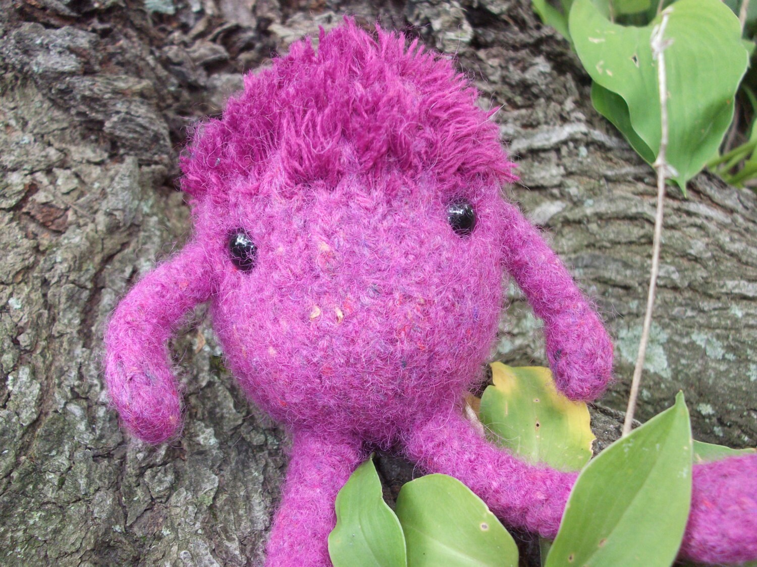 Monster plush, purple