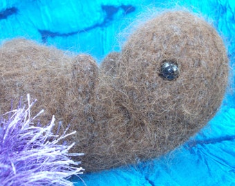 Otter stuffed animal with Sea urchin plush