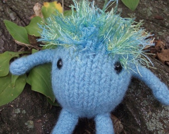 Monster plush, blue