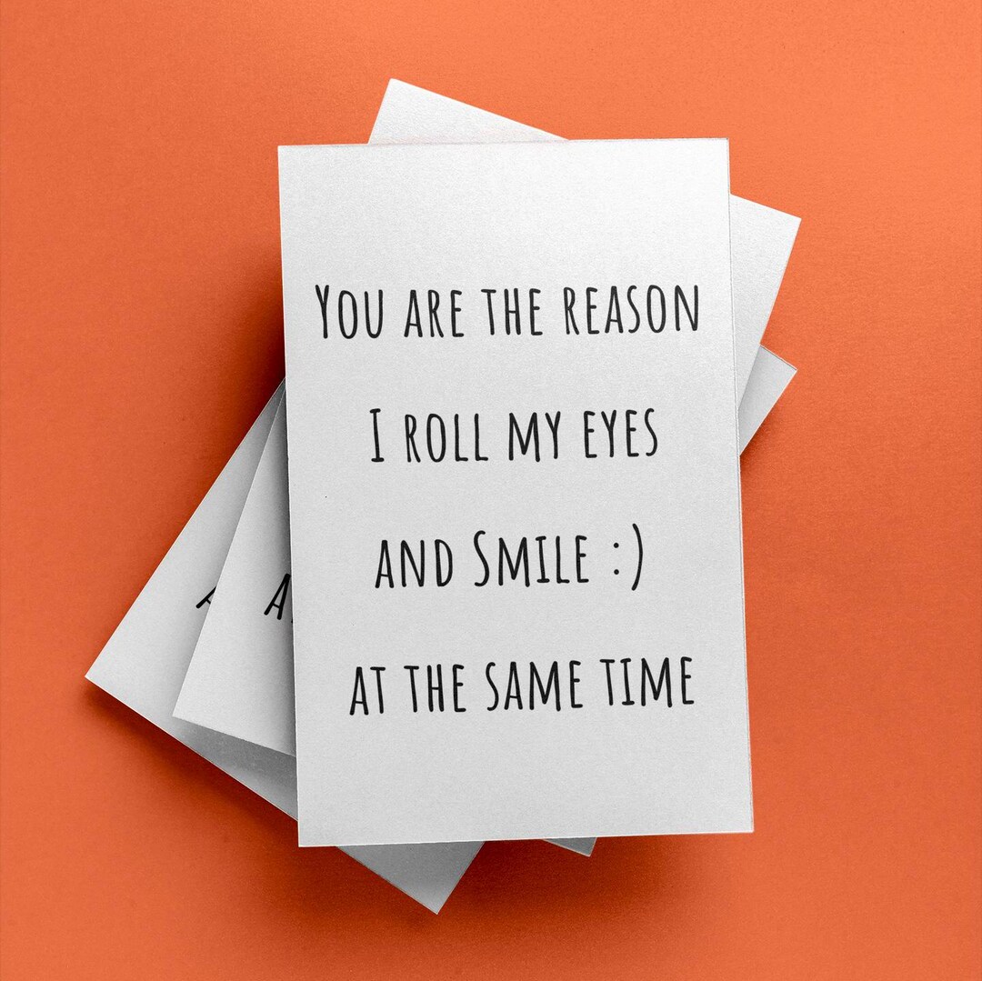 Funny Romantic Greeting Card for Boyfriend Girlfriend Love Card ...
