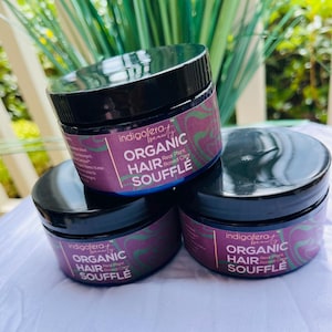Indigofera Organic Hair Soufflé | Silken Butter for Natural Coils | High-End Black Hair Care for Rich Hydration