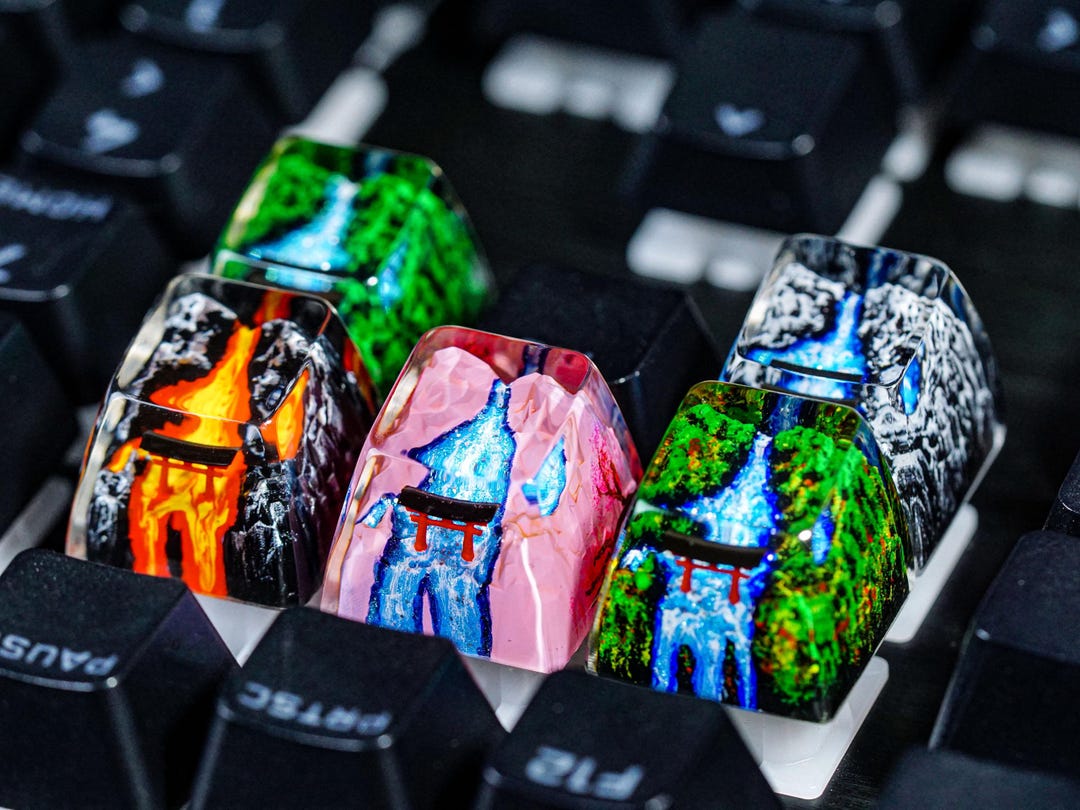 Torii Gate Artisan Keycap, Japanese Shrine Sun Goddess Keycap for ...