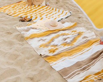 Tierra Sol - Blanket Roll | Handwoven Mexican Blanket | Soft & Durable Throw | Perfect for Home  and Adventure| Perfect Picnic Throw