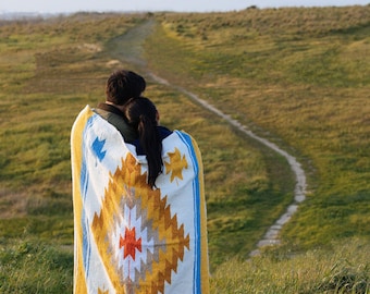 Tierra Paseo - Blanket Roll | Handwoven Mexican Blanket | Soft & Durable Throw | Perfect for Home  and Adventure| Perfect Picnic Throw