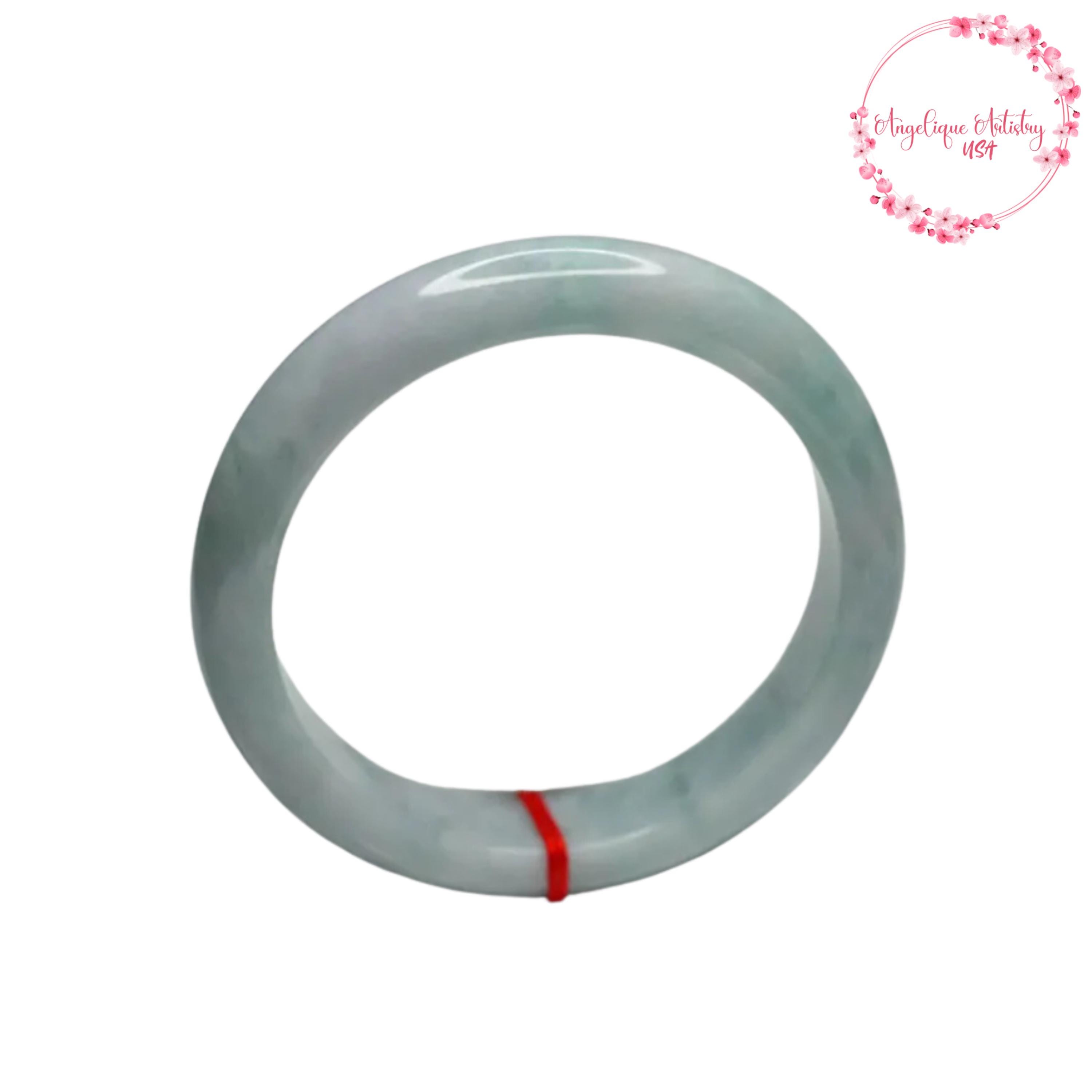 Authentic Grade A Myanmar Jadeite Bangle - A Symbol of Good Fortune and Elegance