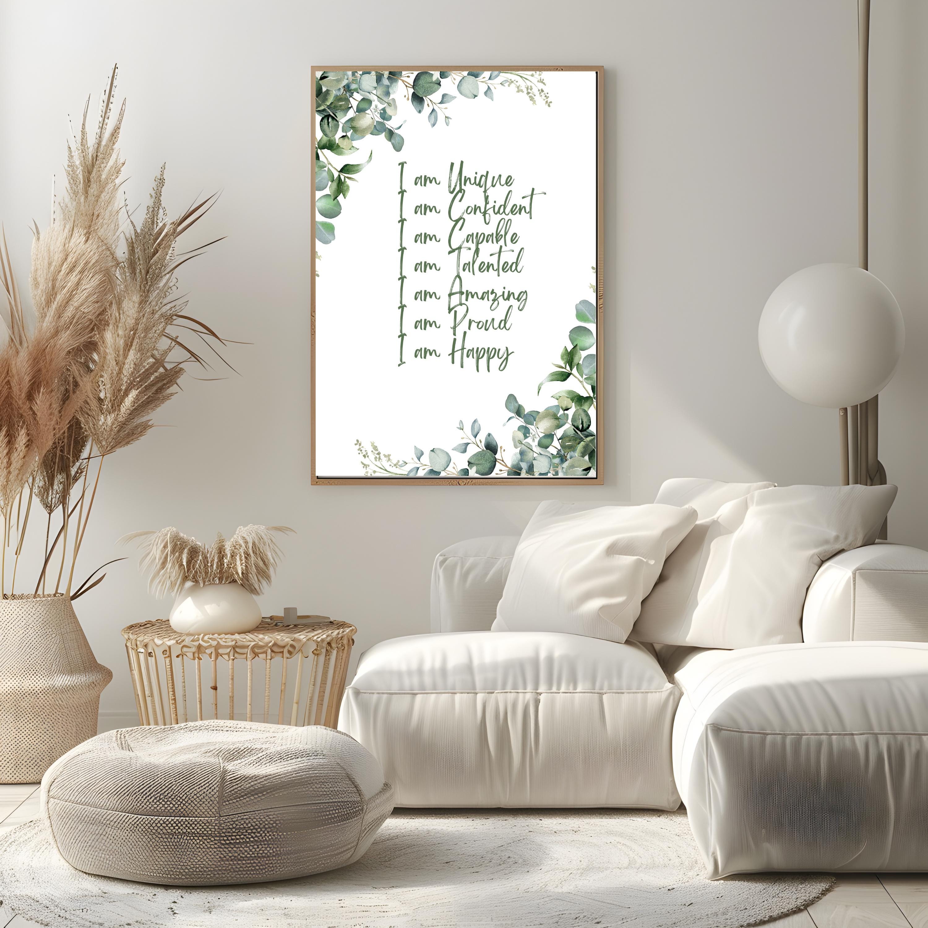 Self-love Positive Affirmation Printable Wall Art - Etsy