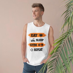 Tanktop workoutmotivatie, mouwloos fitness-T-shirt, shirt voor muscle-fitness, sportkleding, top voor atletiek