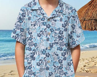 Disney Cruise Hawaiiaans shirt, Mickey en vrienden cruiseshirt, Disney Beach shirt, Disney zomershirt, familiecruise trip 2025 shirt
