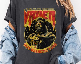Star Wars Darth Vader Shirt, Retro Disney Star Wars Shirt, Star Wars Tag, Galaxy'S Edge, 1977 Galaktische Tour, Disneyland Urlaub T-Shirt