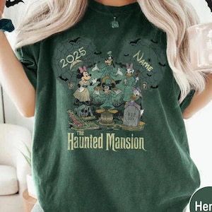 Vintage Disneyland The Haunted Mansion Shirt, Stretching Room Shirt, Disneyland Halloween Shirt, Mickey and Friends Halloween Shirt
