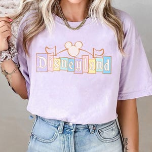 Disneyland Comfort Color Shirt, Retro Disneyland Shirt, Magical Kingdom Shirt, Disneyland Trip Shirt, Family Disneyland Vacation Shirts