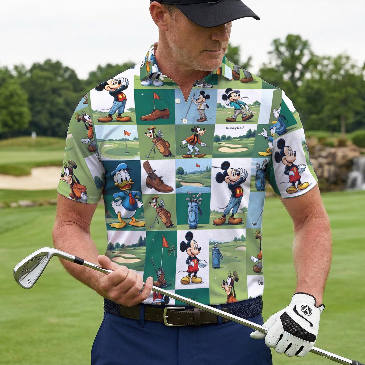 Donald Duck Golf Polo - Etsy