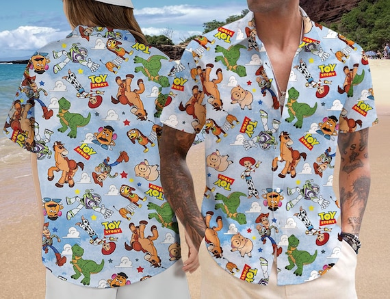 Toy Story Hawaiian Shirt, Toy Story Charactersshirt, Disney Toy