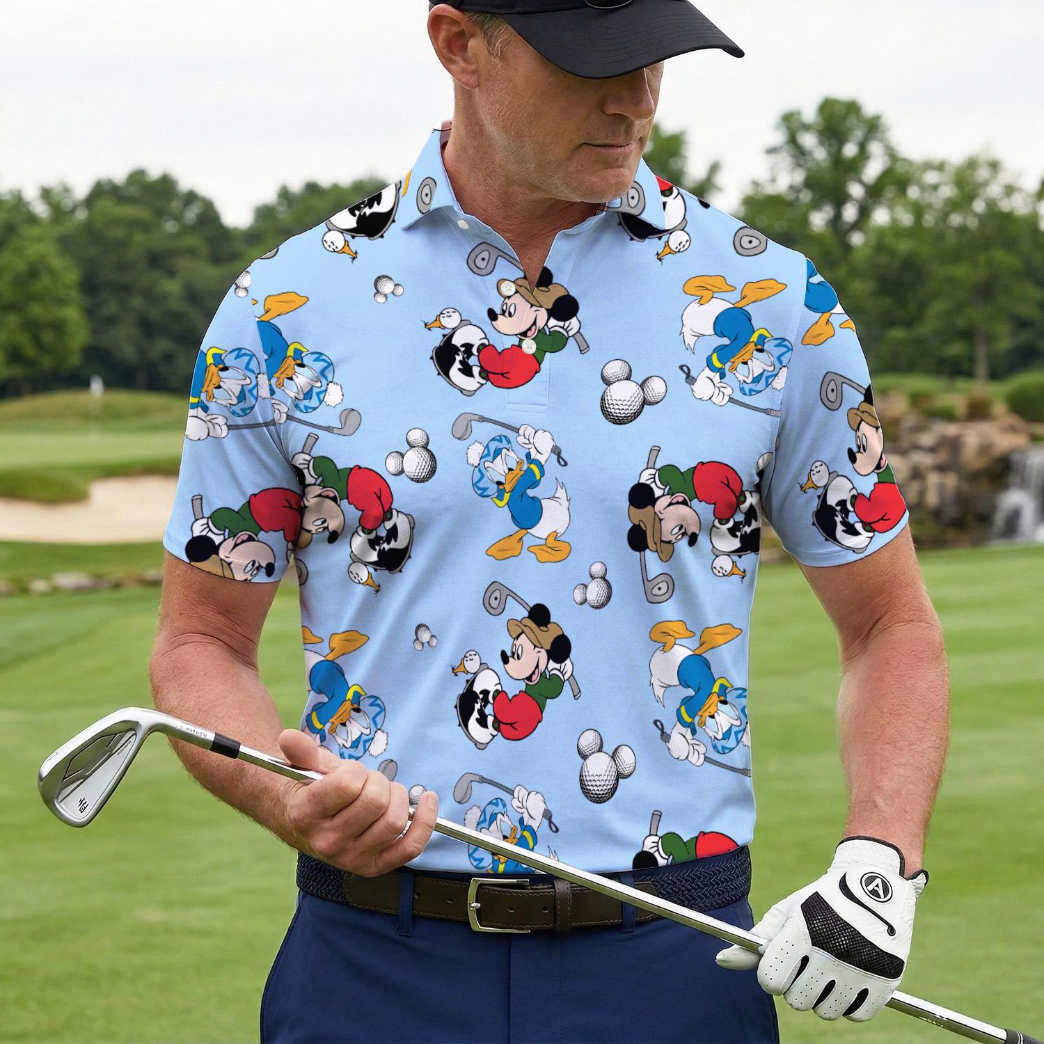 Discover Mickey and Friends Golf Polo Shirt, Disney Golf Family Shirt, Funny Disney Golf Shirt, Golf Lover Gift, Disney Golf Outfit