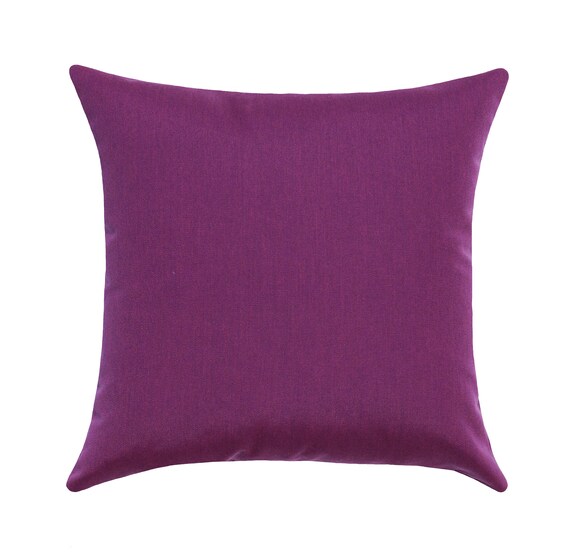 Items similar to Purple Outdoor Pillow, Sunbrella Iris Outdoor Pillow