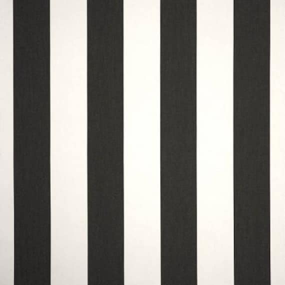 Sunbrella Cabana Classic Outdoor Throw Pillow 58030 0000 | Etsy Sunbrella Cabana rayas blanco y negro cojines para Patio al