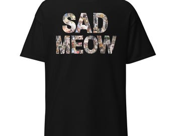 SADMEOW collage classic tee