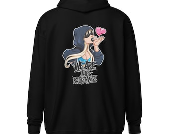 Resistance Girl Hoodie - Kiss
