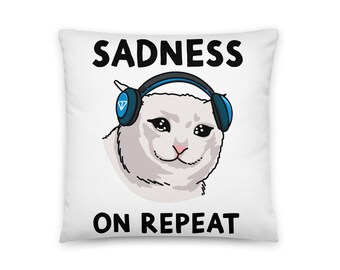SADMEOW Pillow