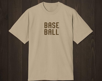 BASE BALL tee Unisex | Vintage baseball lettering shirt