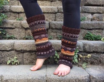 Crochet Boho Leg warmers pattern, intermediate pattern, PDF tutorial, diy leg warmers, bohemian style, striped leg warmers, written pattern,