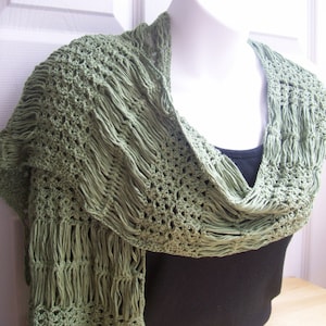 Crochet Hairpin Lace Scarf pattern PDF image 2