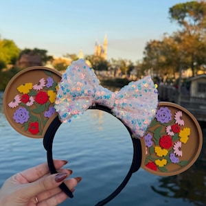 Verzauberte Blüten Disney Ohren - Maddies magische Drucke