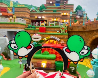 ヨッシー インスパイアード イヤーズ | マリオワールド テーマパーク ヘッドバンド | 任天堂アクセサリー（カラーオプション）