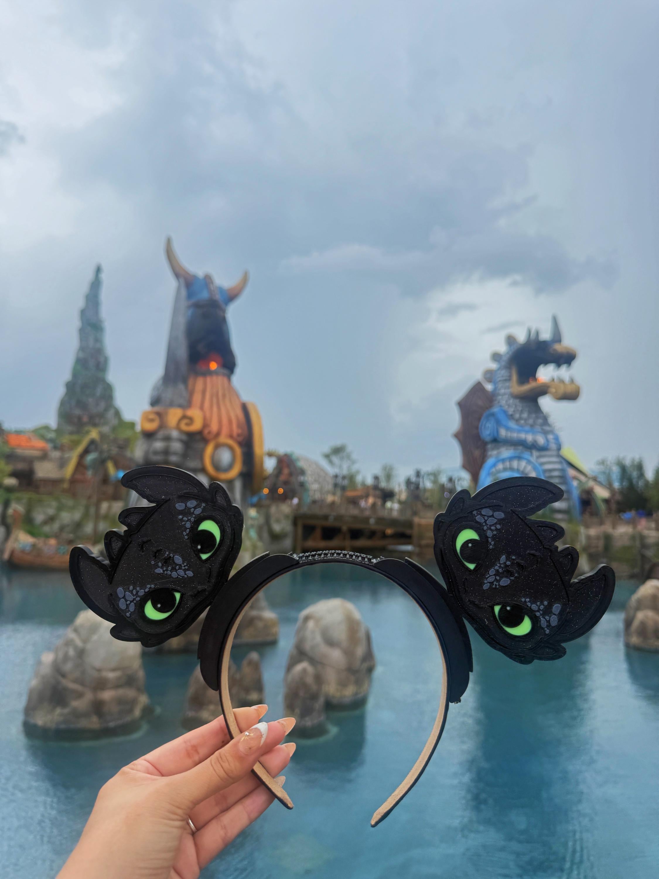 Toothless Inspired Ears | How to Train Your Dragon Headband