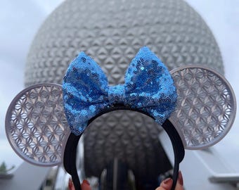 Spaceship Earth Inspired Disney Ears - Maddies Magical Prints