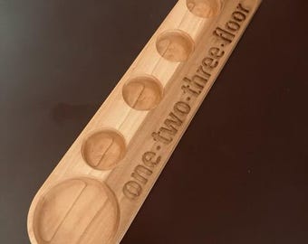 Tequila Launchpad Shot Tray CNC File | Digital Woodworking Plan (CRV)