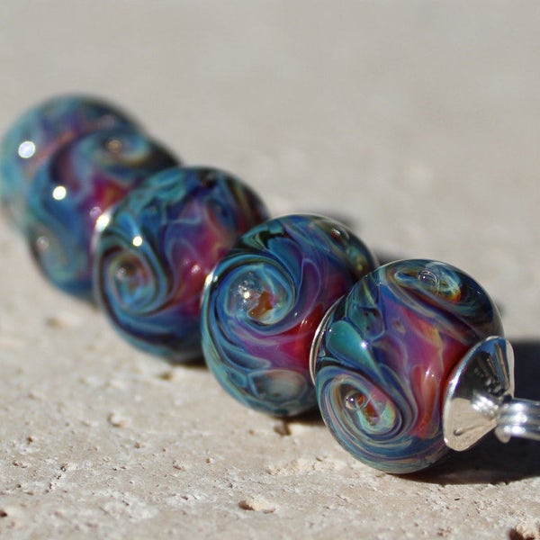 MAISIE Artisan boro beads by JRG