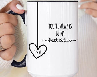 Personalized Best Friend Mug, Bestie Mug Gift For Her, Friendship Coffee Mug, Long Distance Friend Gift, BFF Birthday Or Christmas Gift