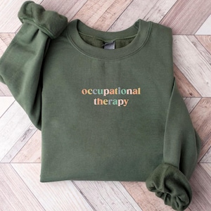 Occupational Therapy Sweatshirt, Retro OT Therapist Top, Gift For Occupational Therapist, Special Education Appreciation Tee, OT Assistant