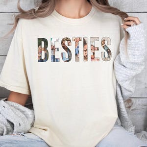 Personalized Besties shirt, Best Friend Birthday Gift, Custom Best Friends Shirt, Besties Trip Outfit, Bff Matching Tee, Custom Photo Bestie