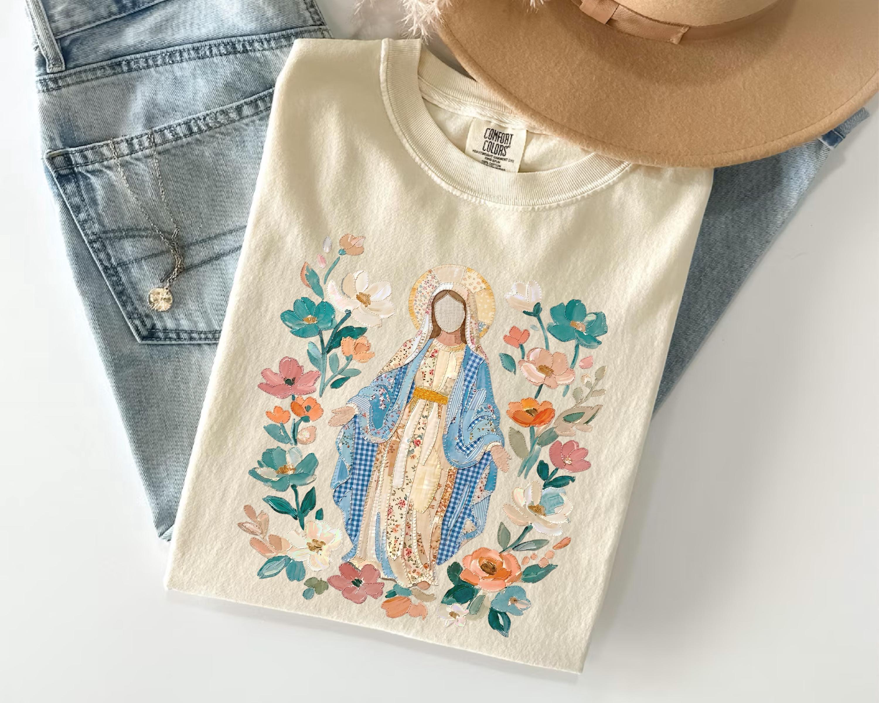 Virgin Mary Clothing - Etsy