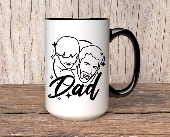 Built Dad Tough Personalized Mug, Car Dad Gift