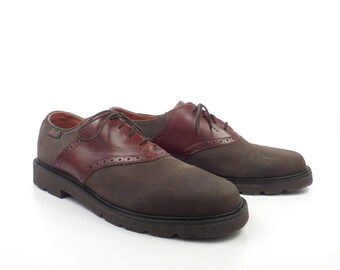 bass saddle oxfords