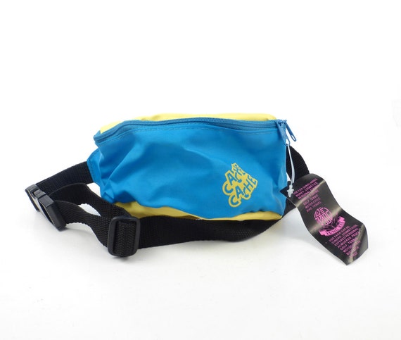 Fanny Pack Vintage 1980s Nylon Vegan Neon Waistpa… - image 2