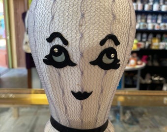 1960s mannequin head Vintage 1960s Mod styrofoam