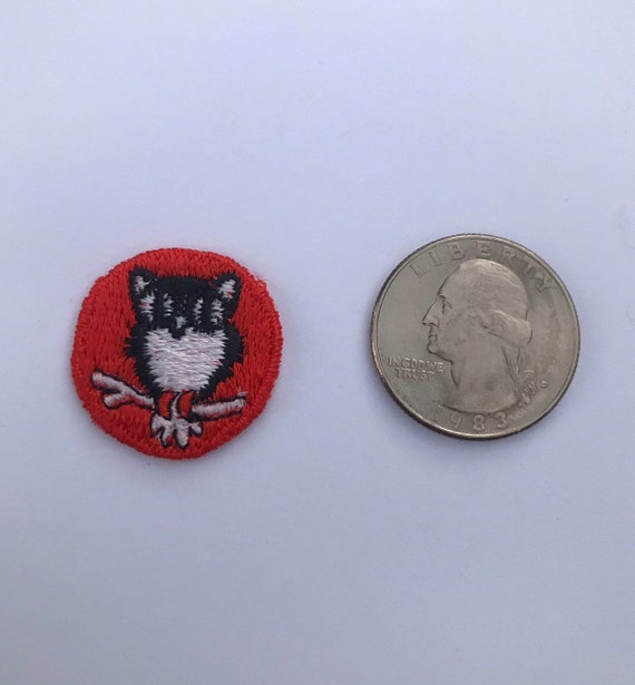 Small Owl Patch Embroidered Patch Vintage 1980s T… - image 3