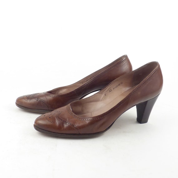 Bally Heels Shoes Vintage 1980s Spectator Made in… - image 3