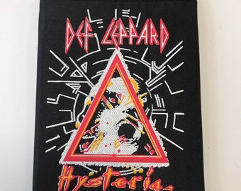 Def Leppard Nylon Wallet Vintage 80s Wallet  1980s fabric wallet Hysteria